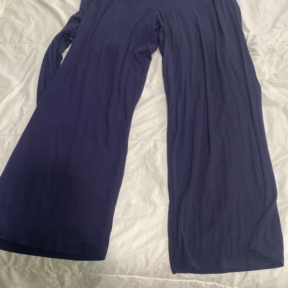 Blue relaxed fit jumpsuit - Picture 5 of 6